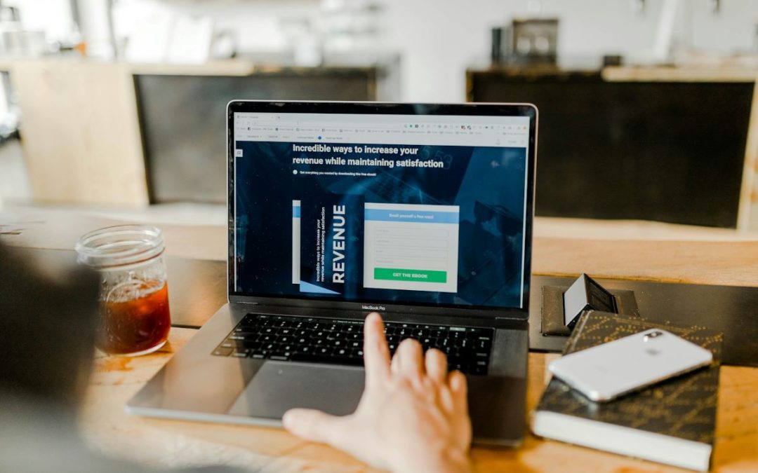 man typing on laptop with the question "why we need lead generation" in his mind